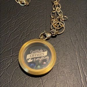 Gratitude Changes Everything, Origami Owl Necklace